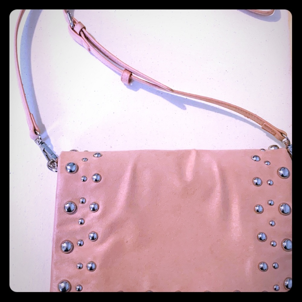 Pink shoulder purse